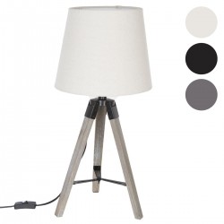 Lampe à trépied RUNO en bois H56