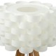 Lampe blanc MOKI en Bambou H150