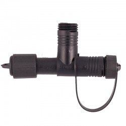 Connecteur T IP67 pour spots et rallonges 12/24V - 4x1mm² - RGB