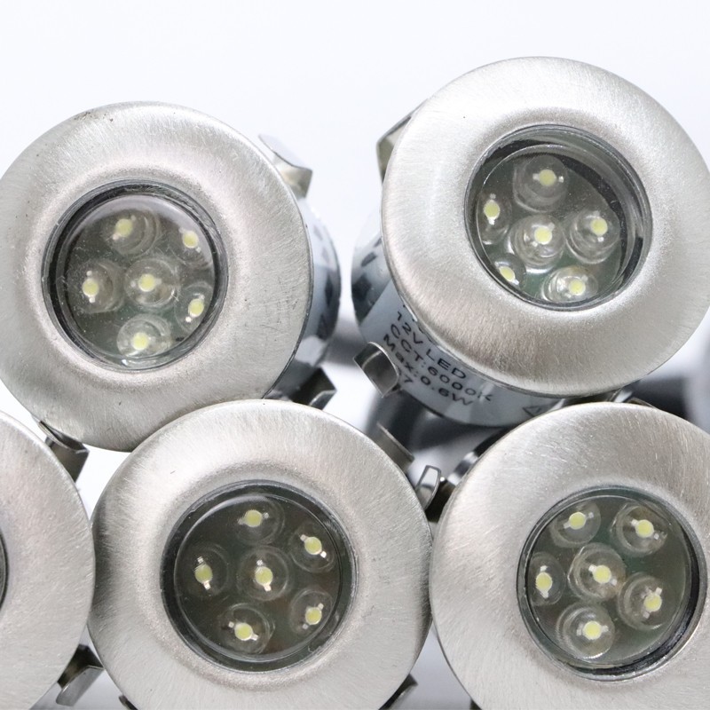Elitlife Lot de 5 mini spots LED encastrables 3 W blanc chaud avec  transformateur LED encastrable au plafond orientable COB spots en aluminium  LED [classe énergétique A+++] : : Bricolage
