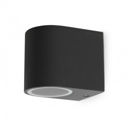 Applique murale arrondie LED fixe 1 x GU10