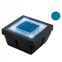 Pavé Encastrable LED Solaire Bleu/blanc