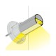 Profilé Aluminium LED Ovale - Ruban LED 10mm - Mise en place ruban