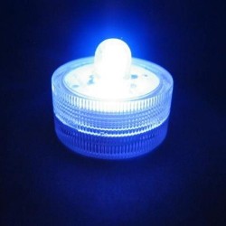Lot de 10 Lampions LED submersibles bleu