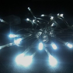 Guirlande 3 mètres 20 LED Blanche sur pile