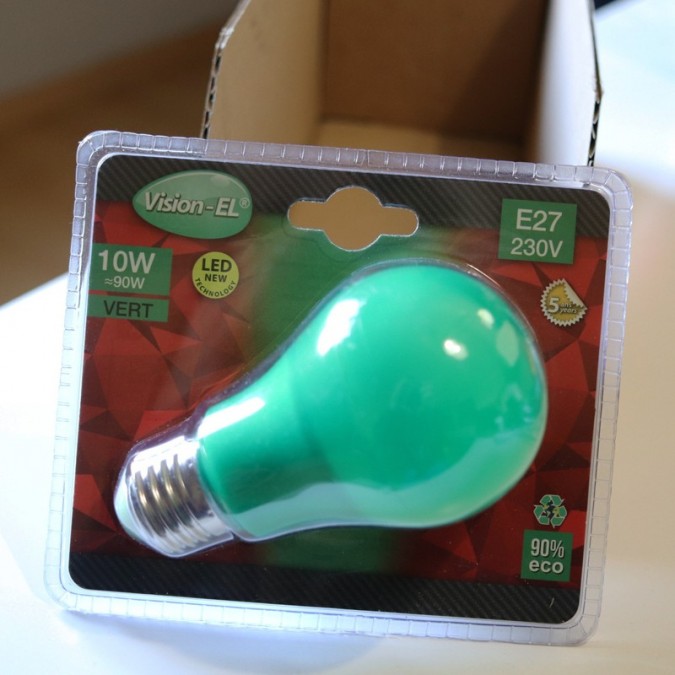 Ampoule LED E27 10W Bulb Vert
