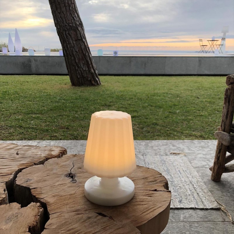 Petite lampe LED, Lampe de table rechargeable design