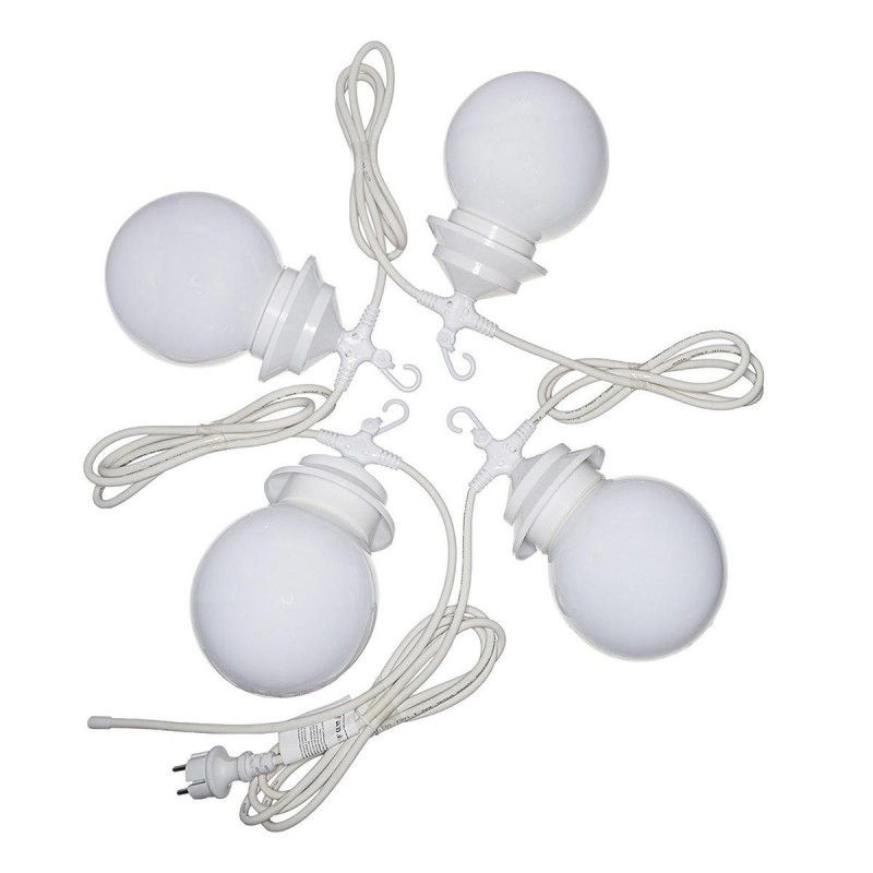 Guirlande Cherrylight LED Blanc Chaud - Flash Blanc Pur 64 LED
