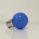 Lot de 3 ampoules LED B22 1W Bleues Incassables (équivalence 15W) pour Guirlande Extérieure