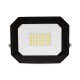 Projecteur LED SMD 30W Extérieur IP65 sans câble - Vue face noir